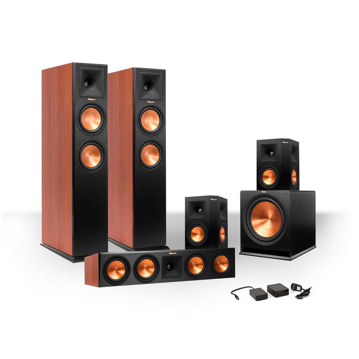 Klipsch 5.1 RP 280 Reference Premiere Speaker Package with R 115SW Subwoofer and a FREE Wireless Kit (Cherry)