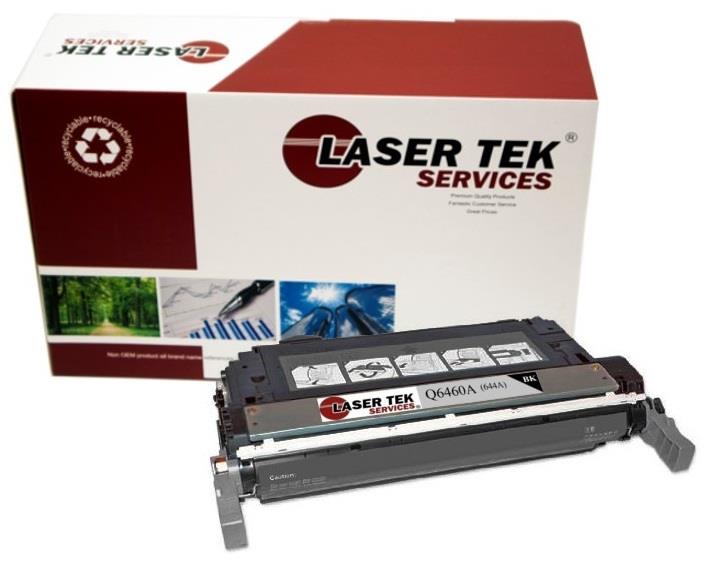 Laser Tek Services® Replacement HP Q6460A (644A) Black High Yield Toner Cartridge