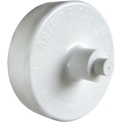 4" WHITE TEST CAP 880 84PK