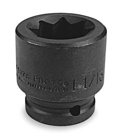 PROTO J07517S Impact Socket, 3/4 In Dr, 11/16 In, 8 pt