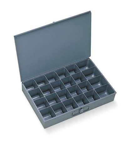 DURHAM 10295D960 Compartment Box, 12 In D, 18 In W, 3 In H