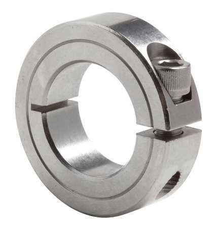 DAYTON 1L687 Shaft Collar, Clamp, 1Pc, 11/2 In, SS