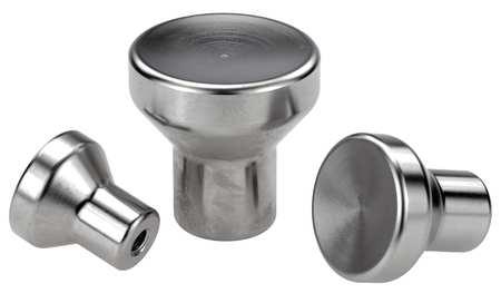 Kipp 06240 308 Ss Mushroom Knob,M8,Natural Polished