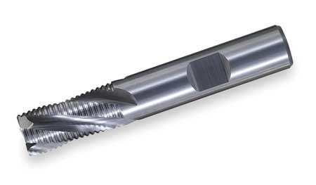 WIDIA METAL REMOVAL M32215 End Mill, Roughing, Carbide, TiCN, 5/16, 3 FL