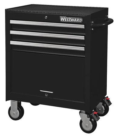 Rolling Cabinet, Black ,Westward, 32H886