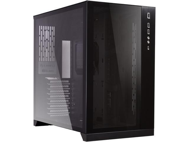 LIAN LI Black Tempered Glass ATX Mid Tower Gaming Computer Case, O11 Dynamic