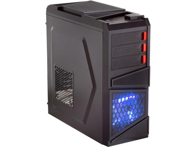 Rosewill Galaxy-03 Black Gaming ATX Mid Tower Computer Case - Top-Mounted USB 3.0 Port, Three Fans Included