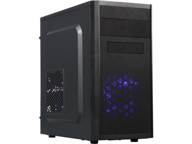 DIYPC Black USB 3.0 Micro-ATX Mini Tower Gaming Computer Case w/ Dual Fans