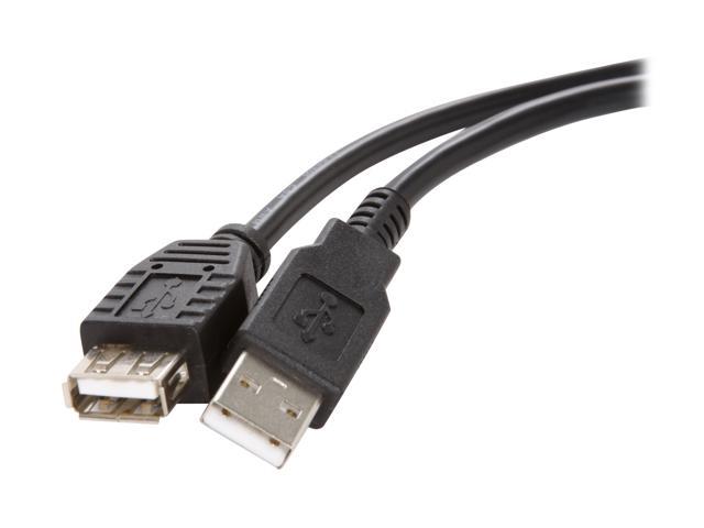 Rosewill 6-Ft. USB 2.0 A Male to A Female Extension Cable, Black