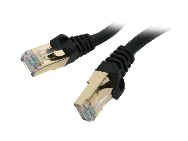 Rosewill 10-Ft. Cat 7 Shielded Twisted Pair (S/STP) Networking Cable, Black