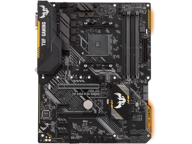 ASUS TUF B450-PLUS GAMING AM4 AMD B450 SATA 6Gb/s USB 3.1 HDMI ATX AMD Motherboard