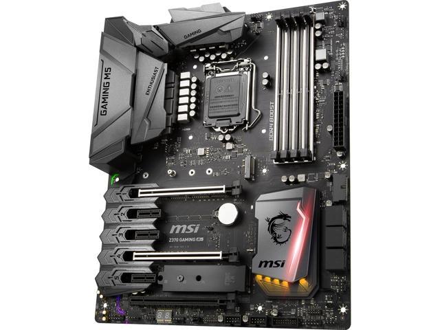 MSI Z370 GAMING M5 LGA 1151 (300 Series) Intel Z370 HDMI SATA 6Gb/s USB 3.1 ATX Intel Motherboard