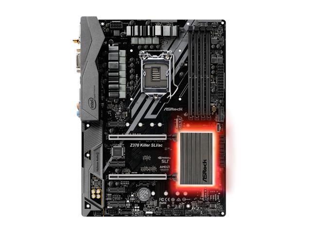 ASRock Z370 Killer SLI/ac LGA 1151 (300 Series) Intel Z370 HDMI SATA 6Gb/s USB 3.1 ATX Intel Motherboard