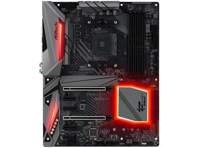 ASRock Fatal1ty X470 Gaming K4 AM4 AMD Promontory X470 SATA 6Gb/s USB 3.1 HDMI ATX AMD Motherboard