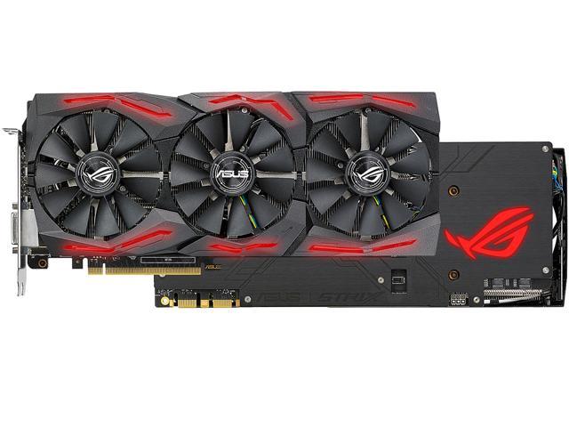 ASUS ROG GeForce GTX 1080 Ti DirectX 12 STRIX-GTX1080TI-11G-GAMING 11GB 352-Bit GDDR5X HDCP Ready SLI Support Video Card