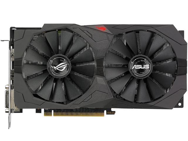 ASUS ROG Strix Radeon RX 570 O4G Gaming OC Edition GDDR5 DP HDMI DVI VR Ready AMD Graphics Card (ROG-STRIX-RX570-O4G-GAMING)