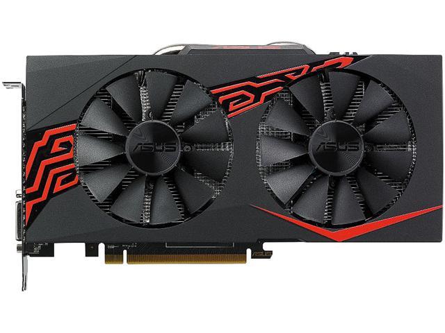 ASUS Radeon RX 570 8GB 256-Bit GDDR5 HDCP Ready CrossFireX Support Video Card, EX-RX570-O8G