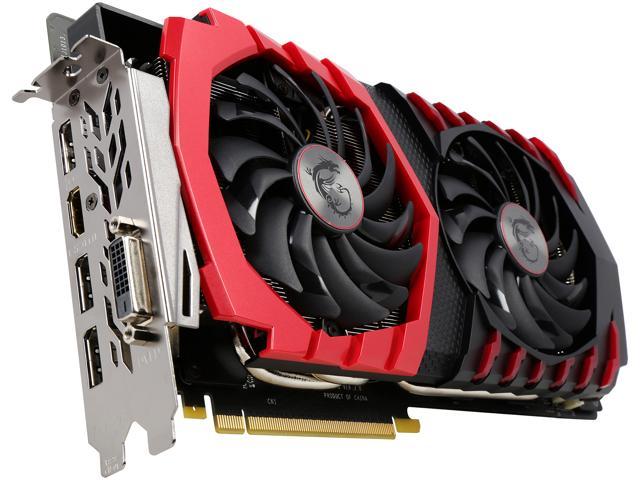 MSI GeForce GTX 1080 DirectX 12 GTX 1080 GAMING 8G 8GB 256-Bit GDDR5X ...