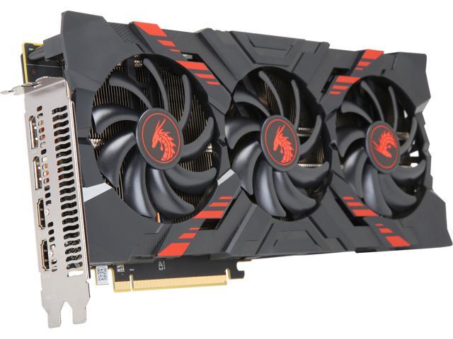 PowerColor RED DRAGON Radeon RX Vega 56 DirectX 12 AXRX VEGA 56 8GBHBM2-2D2HD/OC 8GB 2048-Bit HBM2 PCI Express 3.0 CrossFireX Support ATX Video Card