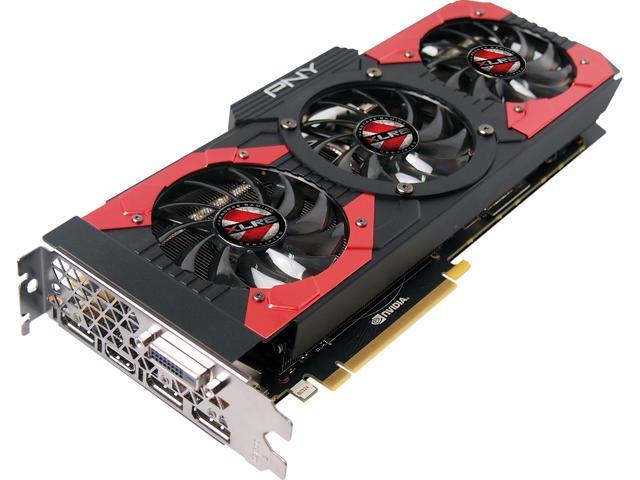 PNY GeForce GTX 1080 DirectX 12 VCGGTX10808XGPBOCBB 8GB 256-Bit GDDR5X PCI Express 3.0 x16 SLI Support XLR8 Gaming OC Edition Video Card