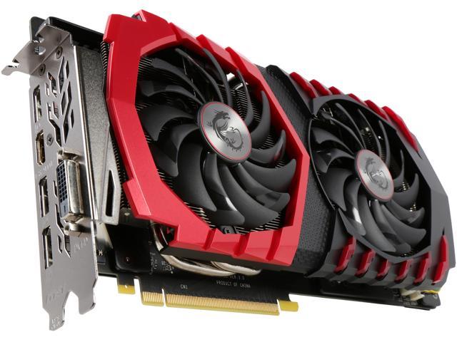 MSI GeForce GTX 1060 GAMING 6G DirectX 12 6GB 192-Bit GDDR5 PCI Express 3.0 x16 HDCP Ready ATX Video Card