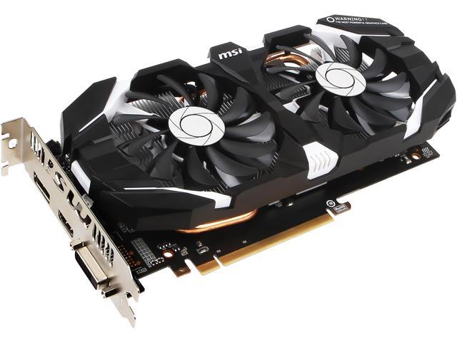 MSI GeForce GTX 1060 DirectX 12 6GT OCV1 6GB 192-Bit GDDR5 PCI Express 3.0 x16 HDCP Ready ATX Video Card