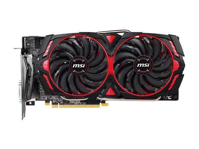 MSI Radeon RX 580 DirectX 12 8GB 256-Bit GDDR5 PCI Express x16 HDCP Ready CrossFireX Support Video Card
