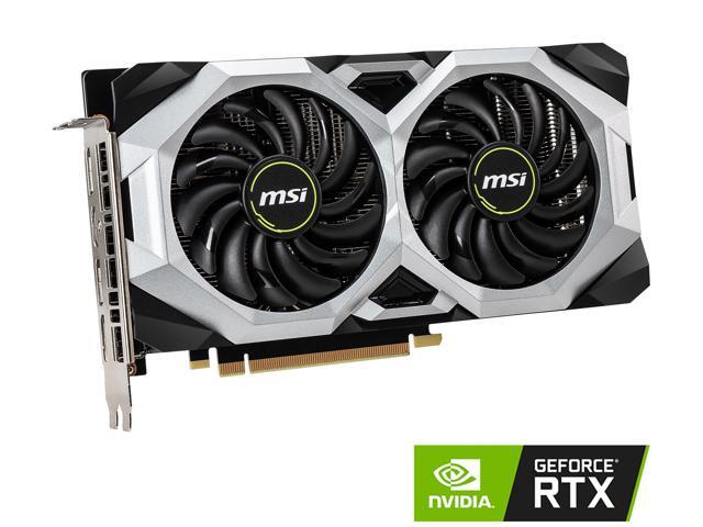 MSI GeForce RTX 2060 VENTUS OC 6GB 192-Bit GDDR6 DirectX 12 PCI Express 3.0 x16 HDCP Ready Video Card