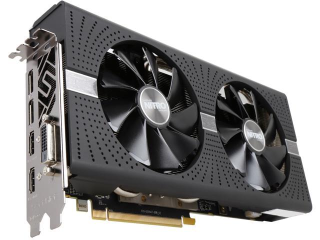 Sapphire Radeon NITRO+ RX 570 4GB GDDR5 PCI-E Dual HDMI / DVI-D / Dual DP w/ Backplate (UEFI), 100412NT+4GL