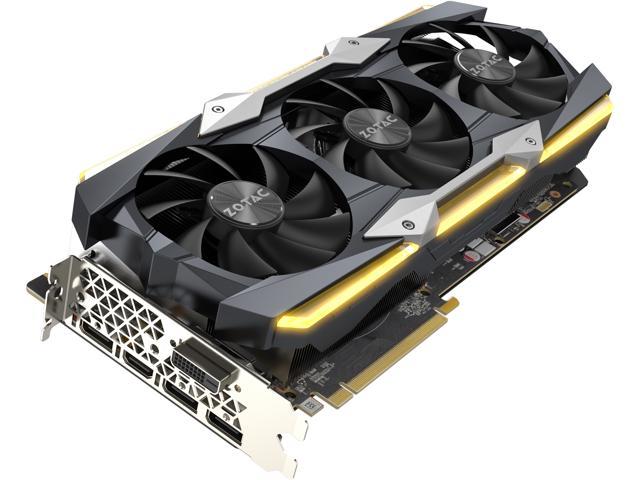 ZOTAC GeForce GTX 1080 Ti AMP Extreme Core 11GB GDDR5X 352-bit Gaming Graphics Card, VR Ready ZT-P10810F-10P