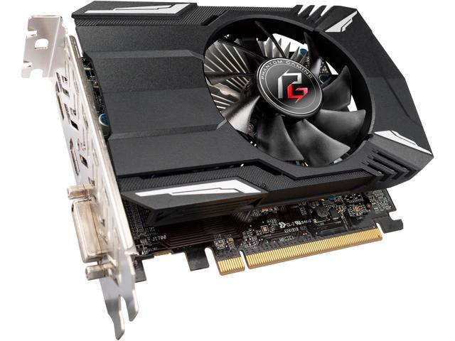 ASRock Phantom Gaming Radeon RX 560 DirectX 12 RX560 4G 4GB 128-Bit GDDR5 PCI Express 3.0 x16 (Uses x8) HDCP Ready Video Card