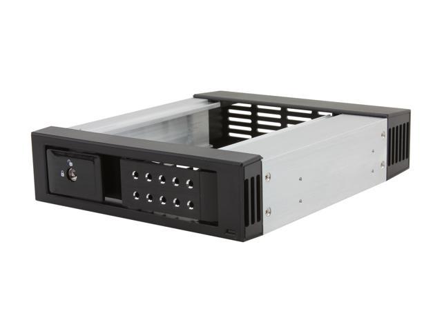 iStarUSA BPN-DE110SS-BLACK 1 x 5.25 inch to 1 x 3.5 inch SATA / SAS 6.0 Gb/s Trayless Hot-Swap Cage