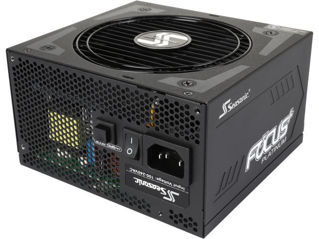 Seasonic FOCUS Plus Series SSR-850PX 850W 80+ Platinum ATX12V & EPS12V Full Modular 120mm FDB Fan 10 Years Warranty 140mm Power Supply