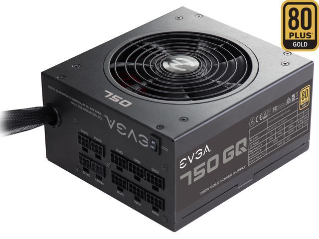 EVGA GQ 750W Semi Modular 80+ GOLD Power Supply w/ EVGA ECO Mode