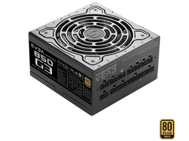 EVGA SuperNOVA G3 850W Fully Modular 80+ GOLD Compact 150mm Power Supply w/ EVGA ECO Mode & New HDB Fan