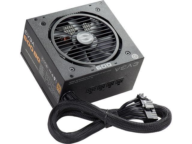 EVGA 110-BQ-0600-K1 BQ 80 Plus Bronze Semi Modular 600W Power Supply