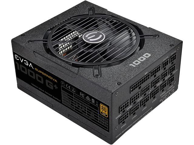 EVGA SuperNOVA 1000 G1+ 80+ Gold 1000W Fully Modular FDB Fan, 10YR. Warranty, Includes Power ON Self Tester Power Supply 120-GP-1000-X1