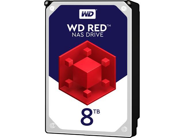WD Red 8TB NAS Hard Disk Drive - 5400 RPM Class SATA 6Gb/s 256MB Cache 3.5 Inch - WD80EFAX