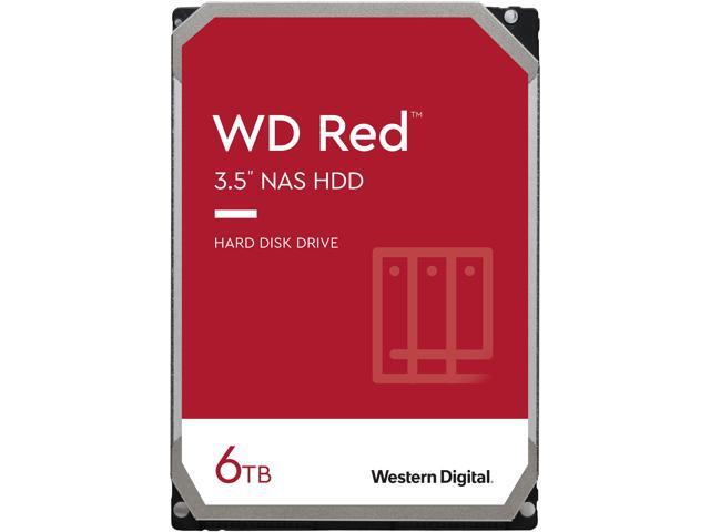 WD Red 6TB NAS Hard Disk Drive - 5400 RPM Class SATA 6Gb/s 256MB Cache 3.5 Inch
