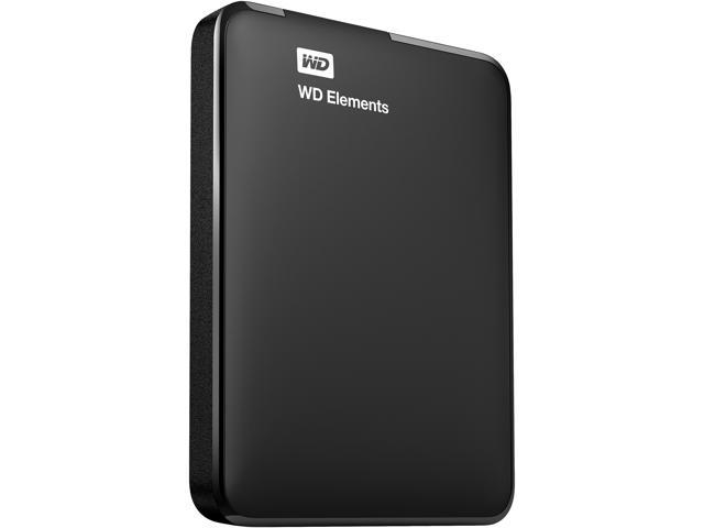 WD Elements 3TB Portable Hard Drive, USB 3.0, Black