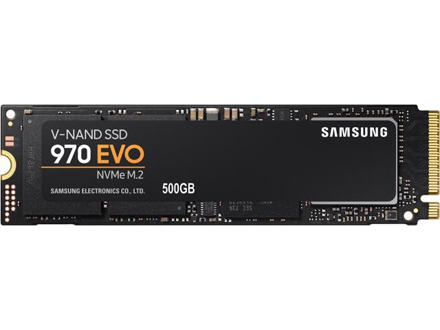 SAMSUNG 970 EVO M.2 2280 500GB PCIe Gen3 X4, NVMe 1.3 64L V-NAND 3-bit MLC Internal Solid State Drive