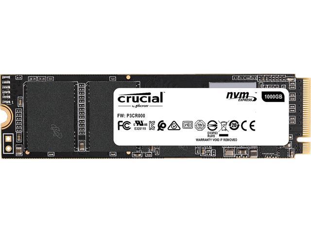 Crucial P1 3D NAND 1TB NVMe PCIe M.2 Solid State Drive