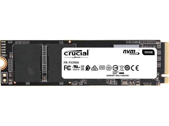 Crucial P1 500GB 3D NAND PCI-Express 3.0 x4 NVMe PCIe M.2 Internal Solid State Drive