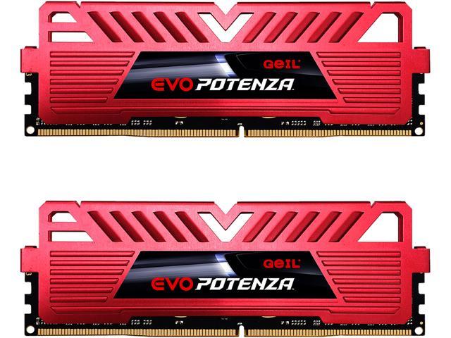 GeIL EVO POTENZA 16GB (2 x 8GB) 288-Pin DDR4 SDRAM DDR4 3000 (PC4 24000) Desktop Memory, GPR416GB3000C16ADC