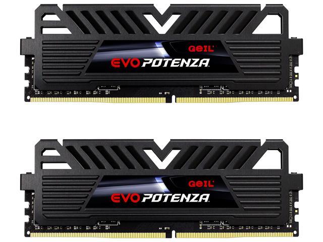 GeIL EVO POTENZA 16GB (2 x 8GB) 288-Pin DDR4 SDRAM DDR4 3000 (PC4 24000) Desktop Memory, GPB416GB3000C16ADC