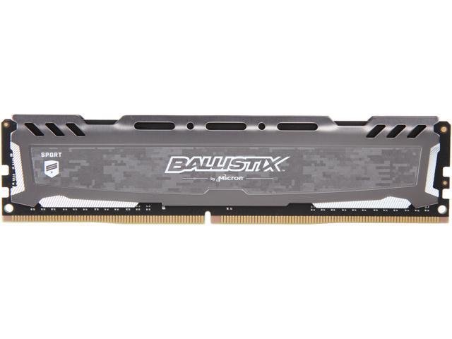 Ballistix Sport LT 16GB DDR4 3200 (PC4 25600) Desktop Memory, Model BLS16G4D32AESB