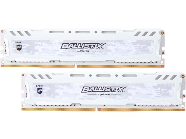 Ballistix Sport LT 32GB (2 x 16GB) DDR4 3200 (PC4 25600) Desktop Memory, Model BLS2K16G4D32AESC