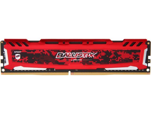 Ballistix Sport LT 8GB DDR4 3200 (PC4 25600) Desktop Memory, Model BLS8G4D32AESEK