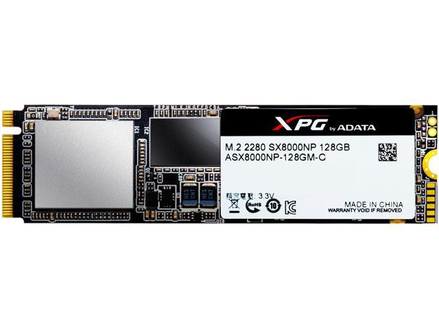 ADATA XPG SX8000 M.2 2280 128GB PCI-Express 3.0 x4 MLC Internal Solid State Drive ASX8000NP-128GM-C