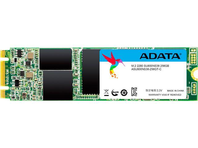 ADATA Ultimate SU800 M.2 2280 256GB SATA III 3D TLC Internal Solid State Drive (SSD) ASU800NS38-256GT-C